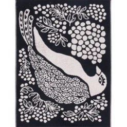 Käsipyyhe Vallila Viserrys, 50x70cm, mustavalkoinen