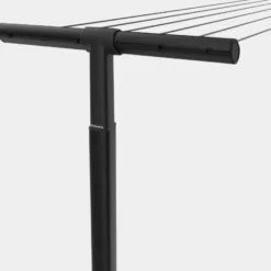 Kuivausteline tolpilla, 50M Brabantia HangOut, mineraalimusta