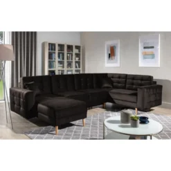 Kulmasohva Eltap Asgard, U, vuodeominaisuudella