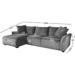 Kulmasohva Home4You DIVI LC, eri värejä