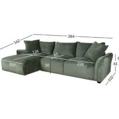 Kulmasohva Home4You DIVI LC, eri värejä