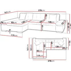 Kulmasohva MONTANA M