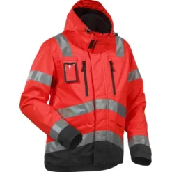 Kuoritakki Blåkläder Highvis 4837, punainen/musta