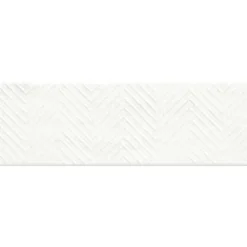 Kuviolaatta Pukkila Soho White, himmeä, struktuuri, 297x97mm