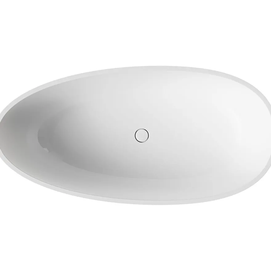 Kylpyamme Mora Lava IV, 1680x820 mm, komposiitti, valkoinen