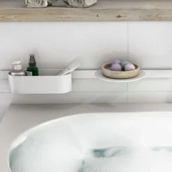 Kylpyammevarustesetti Hansgrohe WallStoris, mattavalkoinen