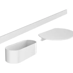 Kylpyammevarustesetti Hansgrohe WallStoris, mattavalkoinen