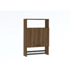 Kylpyhuoneen kaappi Linento Furniture Ela, 60x87cm, pyyhetangoilla