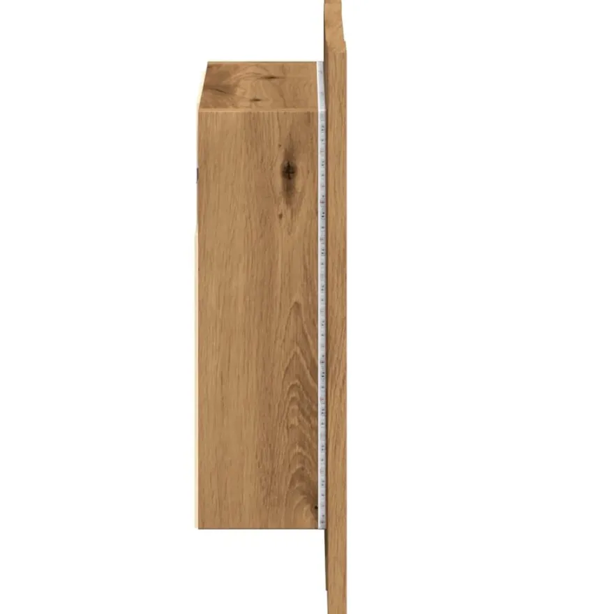 Kylpyhuoneen LED-Peilikaappi tekninen puu, 40x12x45 cm, eri värejä (08763)
