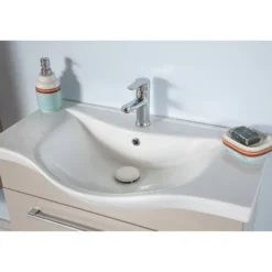 Kylpyhuoneryhmä Linento Bathroom Arches Tan peili sivuhyllyllä, eri kokoja