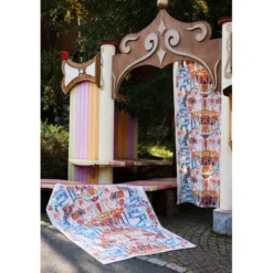 Kynnysmatto Vallila x Linnanmäki Fanfaari 50x80cm multi