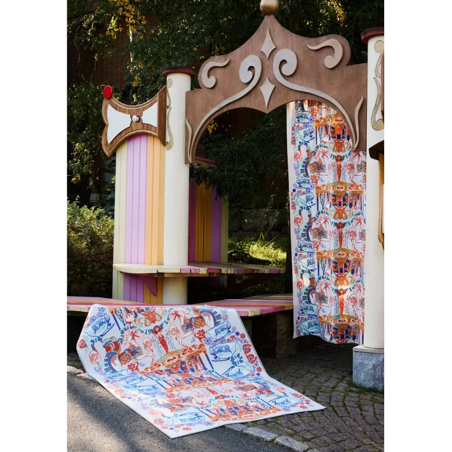 Kynnysmatto Vallila x Linnanmäki Fanfaari 50x80cm multi