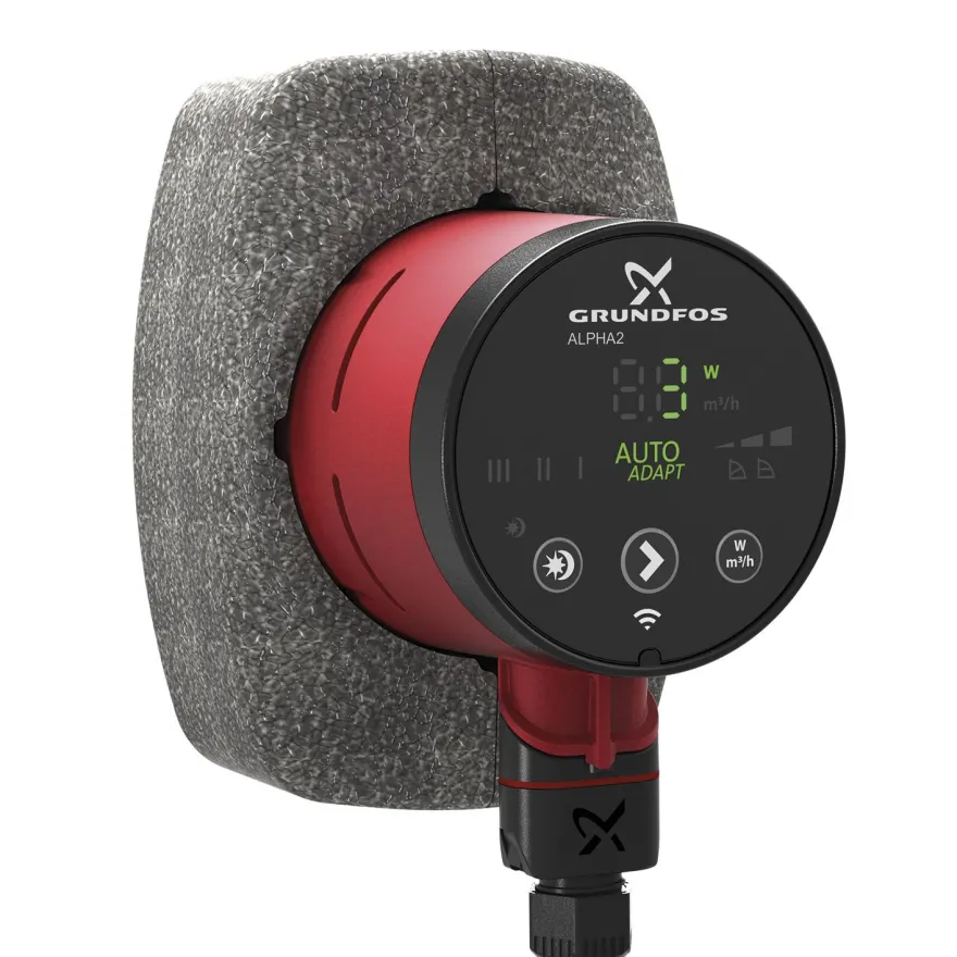 Käyttövesipumppu Grundfos ALPHA2 25-60 N 180 1x230V 50Hz 6H