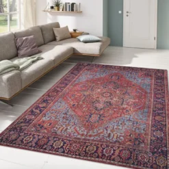 Käytävämatto Linento Blues Chenille 75x230cm