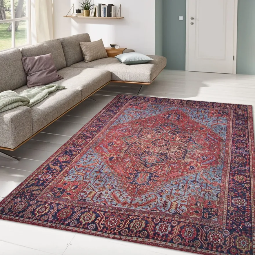 Käytävämatto Linento Blues Chenille 75x230cm
