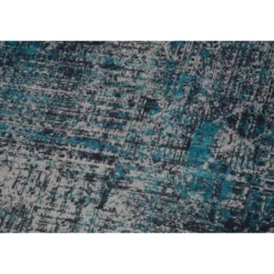 Käytävämatto Linento Davian, 80x150cm, harmaa/sininen