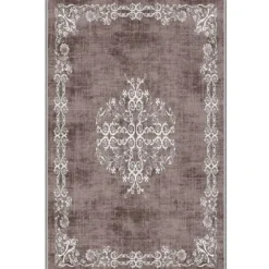 Käytävämatto Linento EEXFAB636, 80x120cm, ruskea