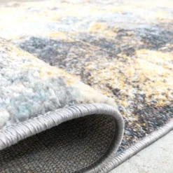 Käytävämatto Linento FD281, 80x150cm, beige/sininen