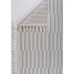 Käytävämatto Linento Grove 100x300cm beige/harmaa