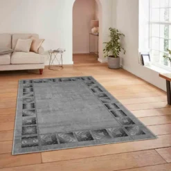 Käytävämatto Linento HM-CRP25-32, 80x140cm, harmaa