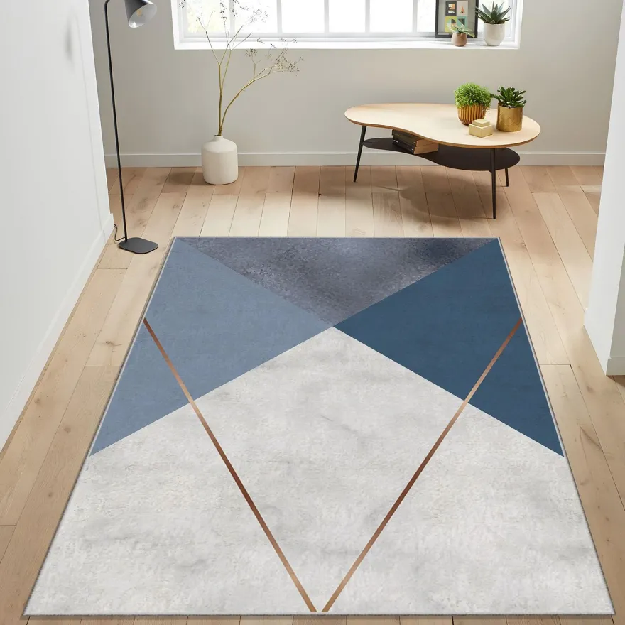 Käytävämatto Linento HM-CRP25-51, 80x140cm, sininen