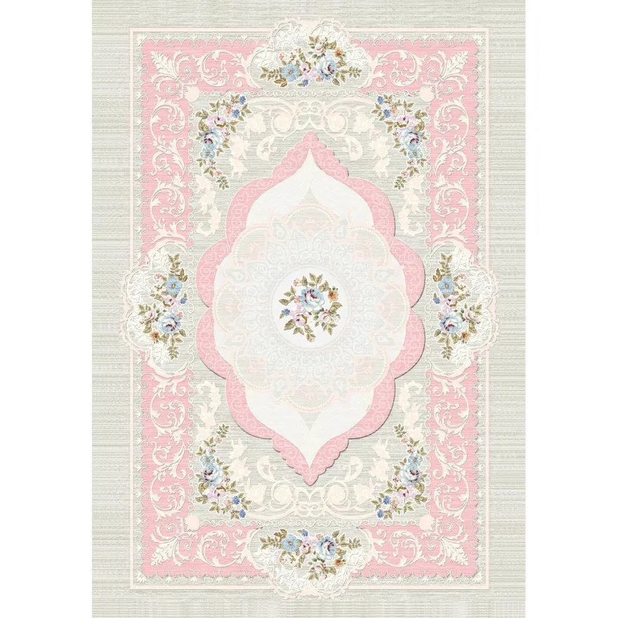Käytävämatto Linento HMNT659, vaaleanpunainen, eri kokoja