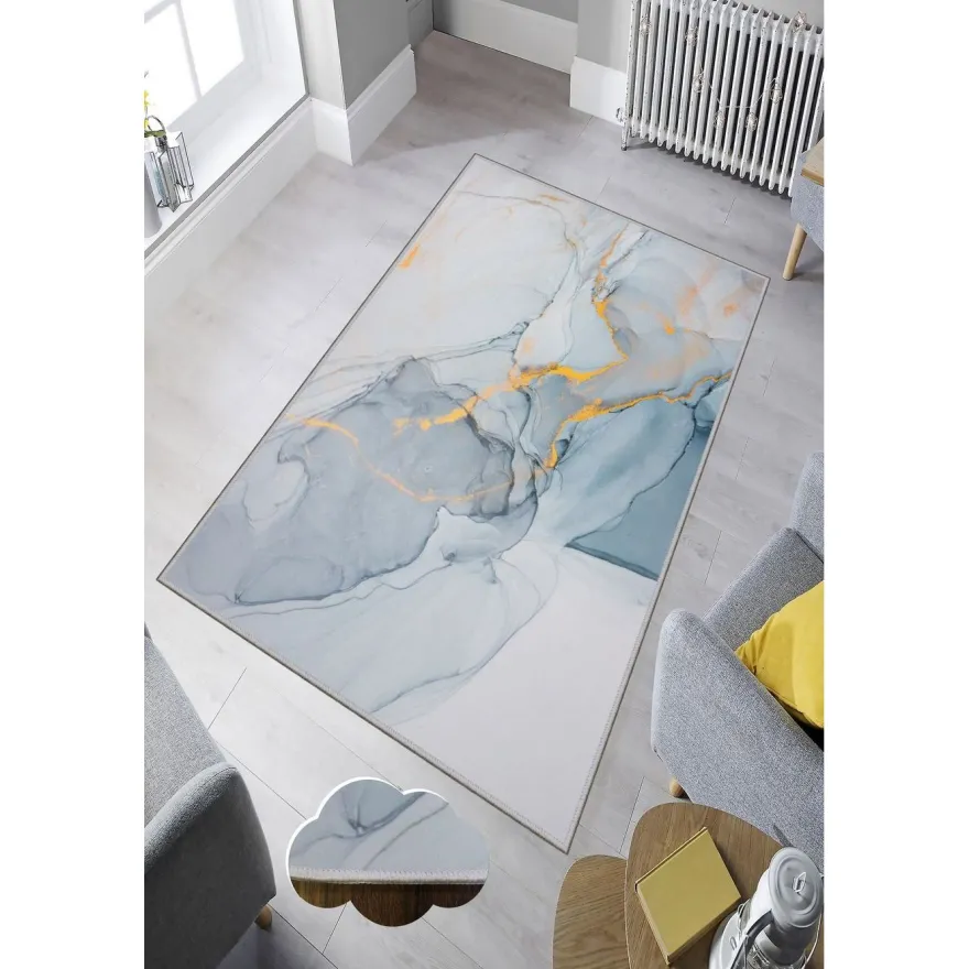 Käytävämatto Linento HMNT179, 80x120cm, harmaa
