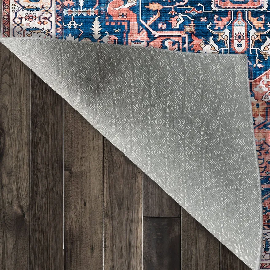 Käytävämatto Linento Kece-Fr118, 80x150cm, sininen