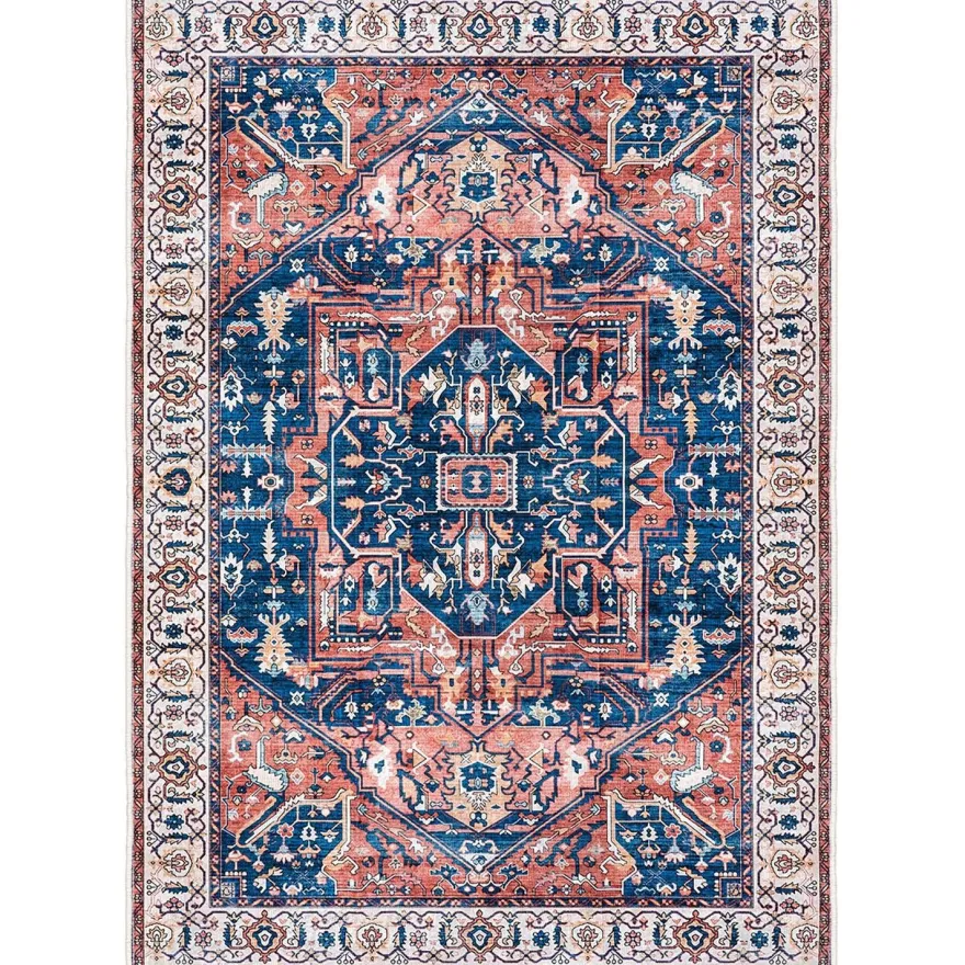 Käytävämatto Linento Kece-Fr118, 80x150cm, sininen