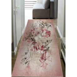 Käytävämatto Linento Mu150, 80x150cm, puuteriroosa