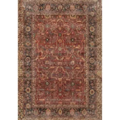 Käytävämatto Linento Ville 80x150cm ruskea/punainen