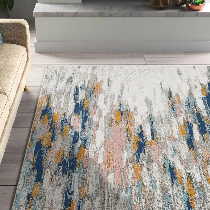 Käytävämatto Linento Woopamuk254, 80x120cm, monivärinen