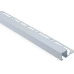 Laattalista Maler neliö, H12x28x2500mm, alumiini, valkoinen maalattu