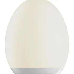 Ladattava LED-pöytävalaisin Star Trading Oval, Ø92x110mm, valkoinen