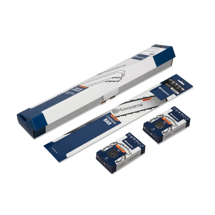 Laippa- ja ketjupaketti Husqvarna X-Force C85, 18", 3/8", 1.5mm, 68dl