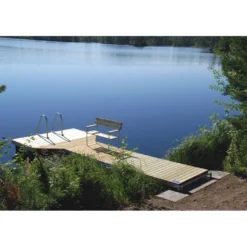 Laituri Luoman Lumme LB-3-2, 2.3x5.8m + ponttonit
