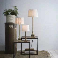Lampunjalka PR Home Linné, 360 x 80 mm, kromi