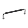 Lankavedin Beslag Design 1353, nahka 142x7x34 mm, cc 128 mm, nikkeli