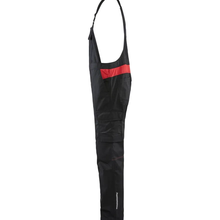 Lappuhaalari Blåkläder 2644 Stretch, musta/punainen