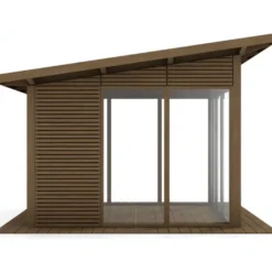 Lasipaviljonki pulpettikatolla 3x3m