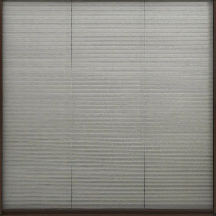 Laskostettu hyönteisverkko ikkunaan 120x120 cm alumiini ruskea