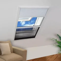 Laskostettu hyönteisverkko ikkunaan 80x120 cm alumiini