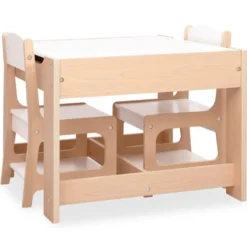 Lasten pöytä ja 2 tuolia, MDF, eri värejä (09987)