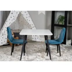 Lasten pöytä ja tuolit Venture Home Polar XXS, valkoinen/sininen