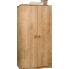 Lasten vaatekaappi Linento Furniture Mocha, 93cm, puukuvioitu