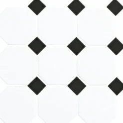 Lattialaatta Laattapiste LPC Art Octagon matta tasapintainen 9.77x9.77cm eri värejä