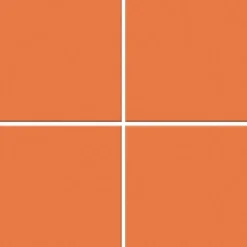 Lattialaatta Pukkila Color Tangerine, himmeä, sileä, 97x97mm