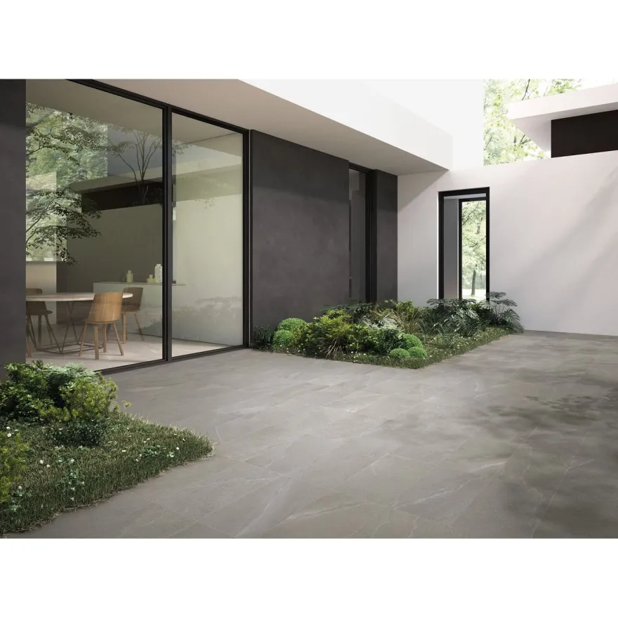 Lattialaatta Pukkila Landstone Grey, himmeä, sileä, 1198x598mm