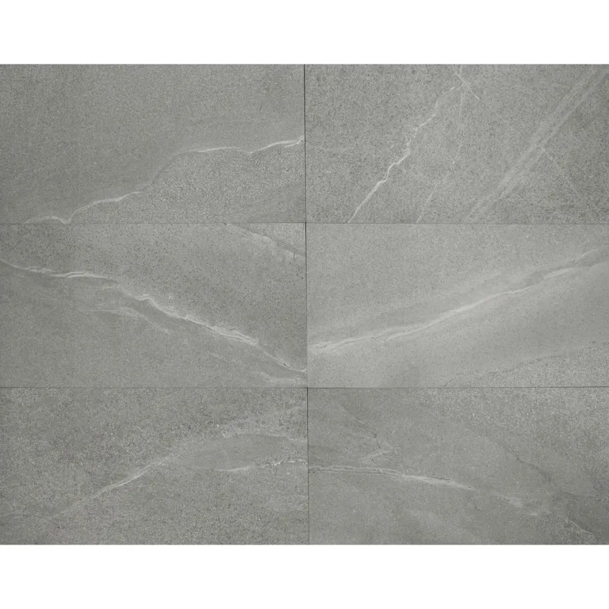Lattialaatta Pukkila Landstone Grey, himmeä, sileä, 1198x598mm