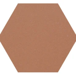 Lattialaatta Pukkila Natura 6-kulmainen Keskiruskea, himmeä, sileä, 115x100mm